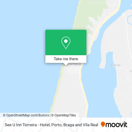 See U Inn Torreira - Hotel map
