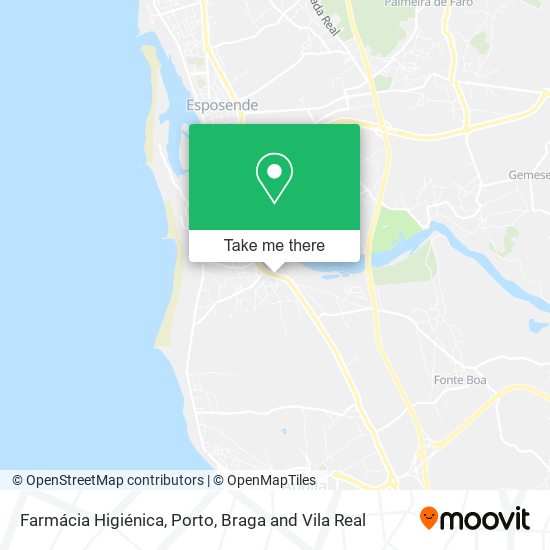Farmácia Higiénica mapa