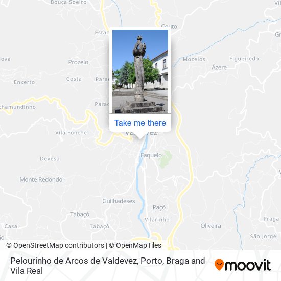 Pelourinho de Arcos de Valdevez mapa