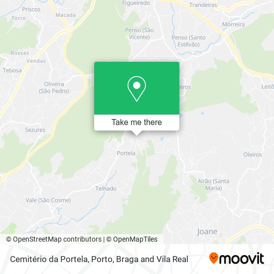 Cemitério da Portela map