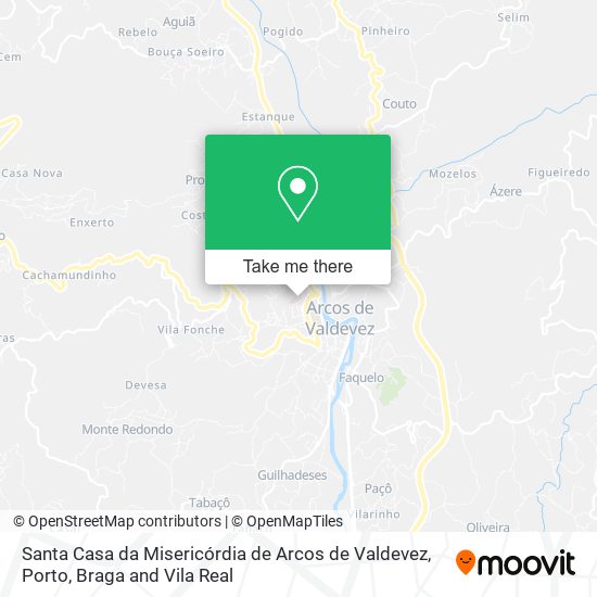 Santa Casa da Misericórdia de Arcos de Valdevez map