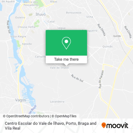 Centro Escolar do Vale de Ílhavo map