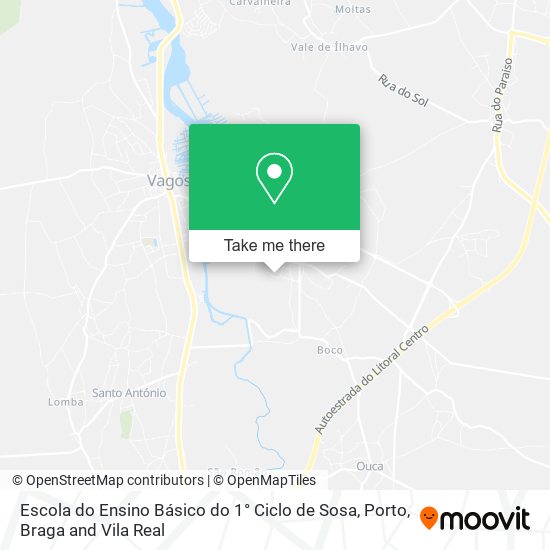 Escola do Ensino Básico do 1° Ciclo de Sosa map
