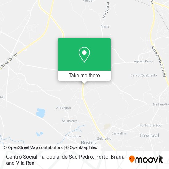 Centro Social Paroquial de São Pedro map