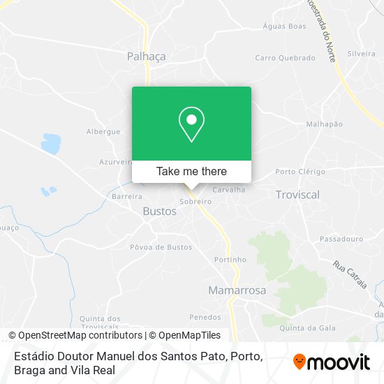 Estádio Doutor Manuel dos Santos Pato map