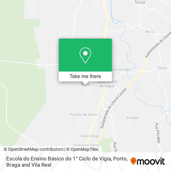 Escola do Ensino Básico do 1° Ciclo de Vigia map