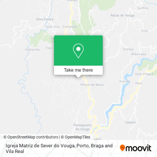 Igreja Matriz de Sever do Vouga map