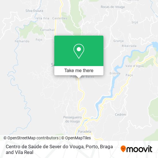 Centro de Saúde de Sever do Vouga map