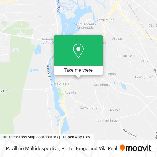 Pavilhão Multidesportivo map