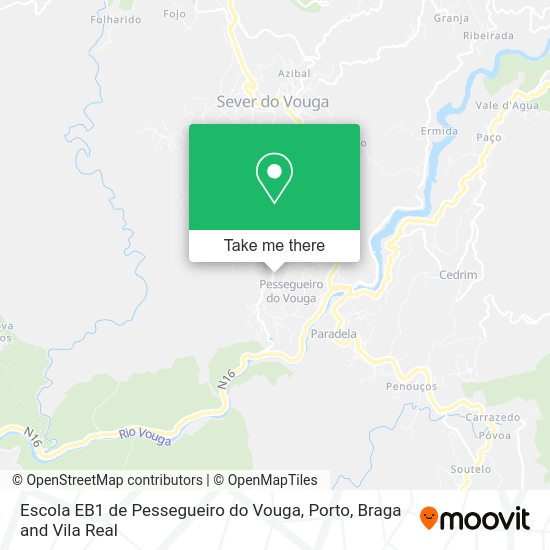 Escola EB1 de Pessegueiro do Vouga map