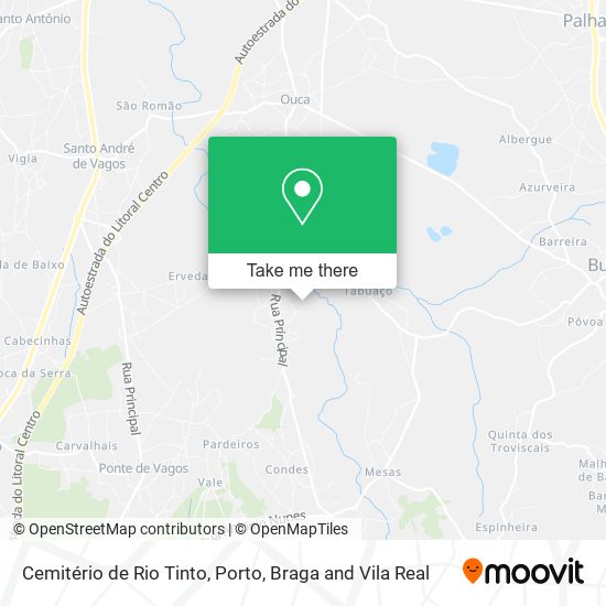 Cemitério de Rio Tinto map