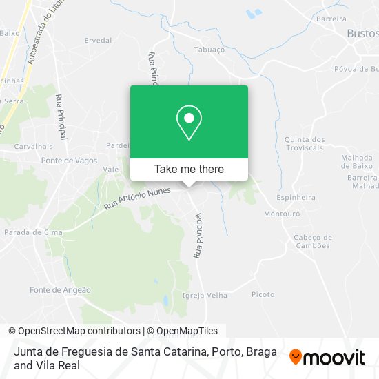 Junta de Freguesia de Santa Catarina map