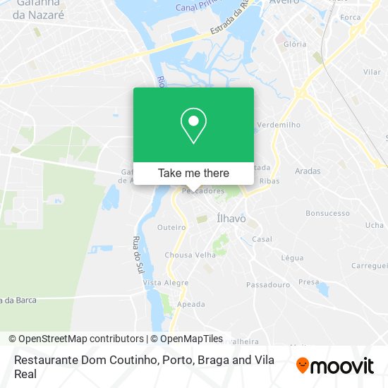 Restaurante Dom Coutinho mapa
