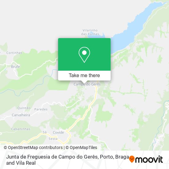Junta de Freguesia de Campo do Gerês map