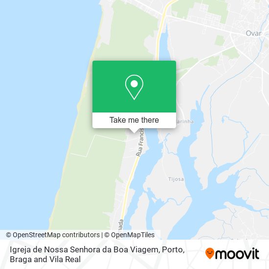 Igreja de Nossa Senhora da Boa Viagem mapa