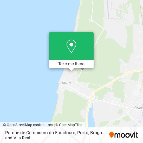Parque de Campismo do Furadouro map