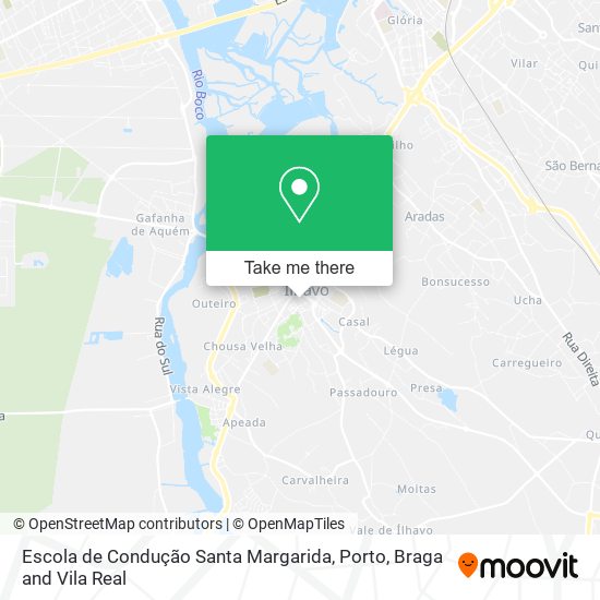 Escola de Condução Santa Margarida mapa