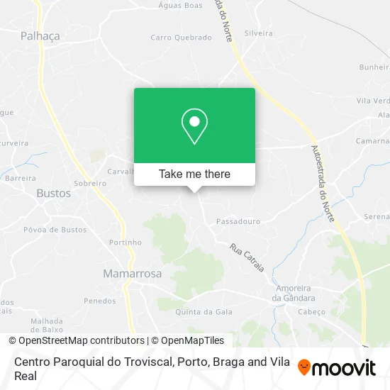 Centro Paroquial do Troviscal map