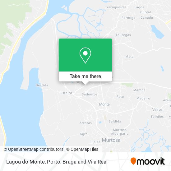 Lagoa do Monte map