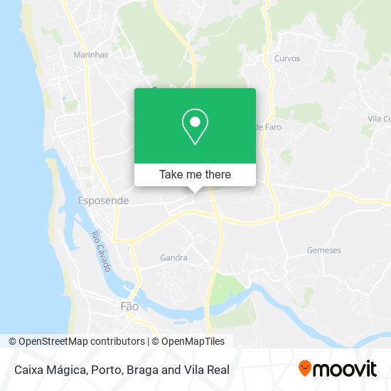 Caixa Mágica mapa