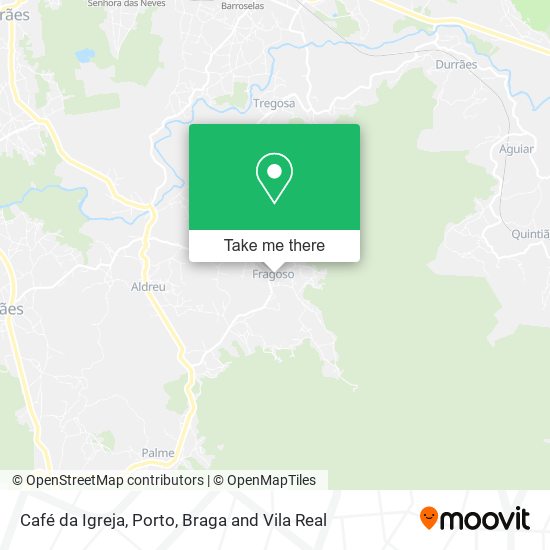Café da Igreja mapa