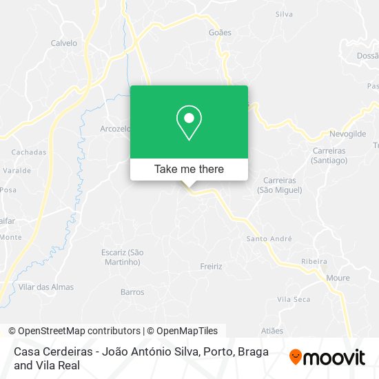 Casa Cerdeiras - João António Silva map