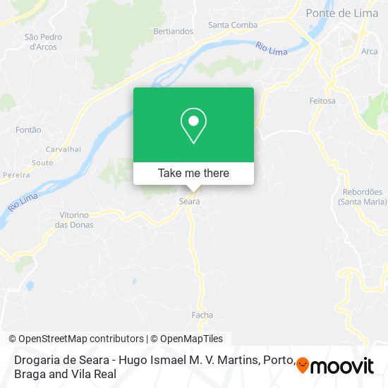 Drogaria de Seara - Hugo Ismael M. V. Martins mapa