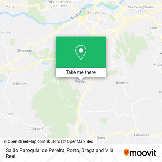 Salão Paroquial de Pereira map