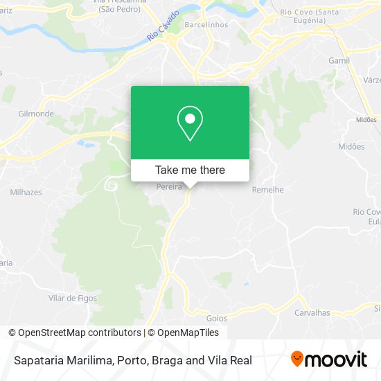 Sapataria Marilima mapa