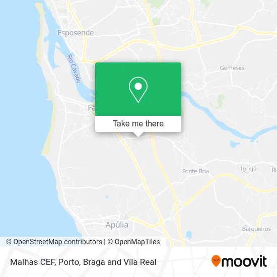 Malhas CEF map