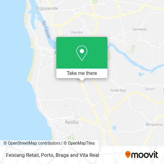 Feixiang Retail map