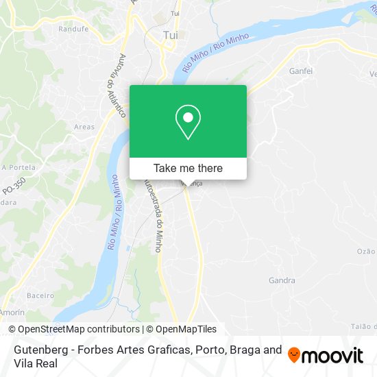 Gutenberg - Forbes Artes Graficas map