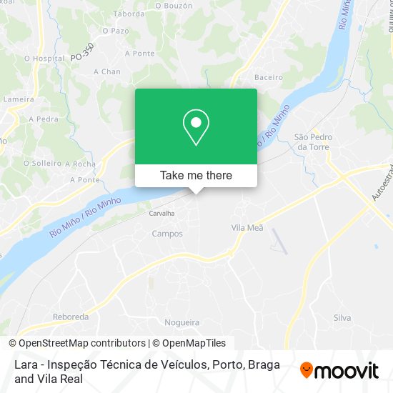 Lara - Inspeção Técnica de Veículos map