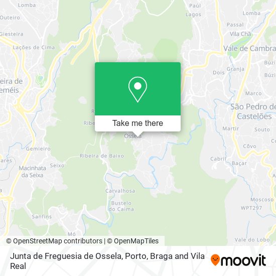 Junta de Freguesia de Ossela map