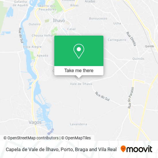 Capela de Vale de Ílhavo map