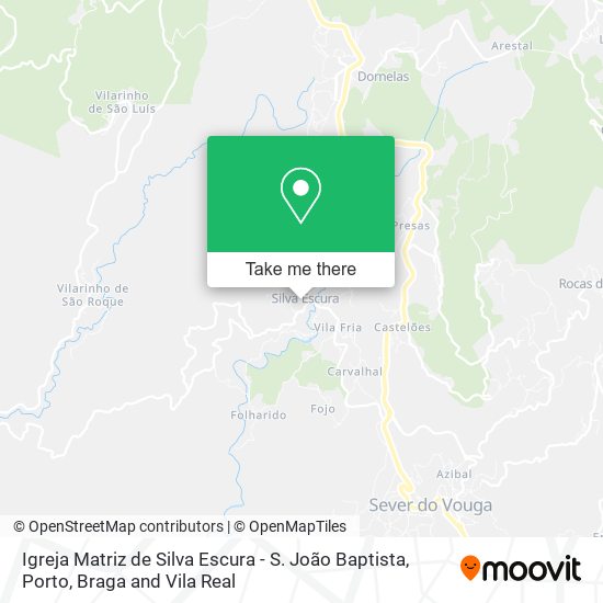 Igreja Matriz de Silva Escura - S. João Baptista map