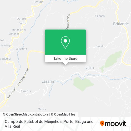 Campo de Futebol de Meijinhos map