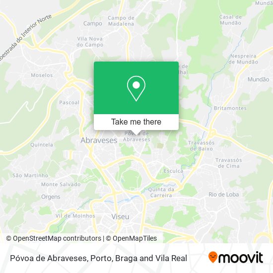 Póvoa de Abraveses mapa