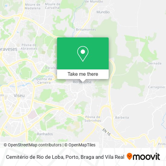 Cemitério de Rio de Loba map