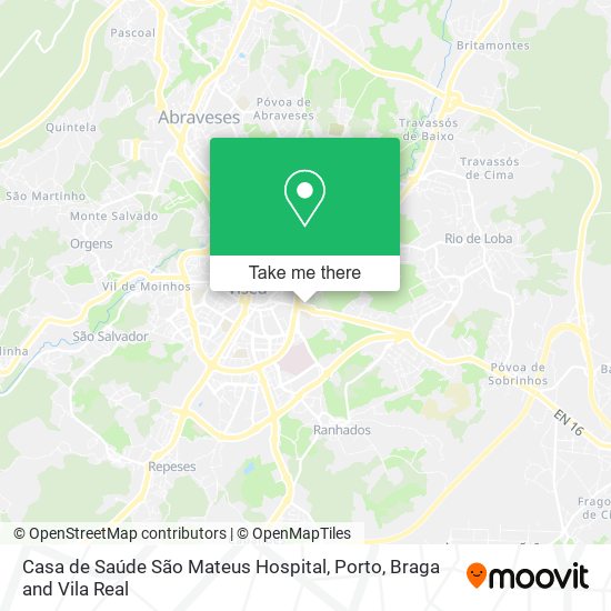 Casa de Saúde São Mateus Hospital mapa