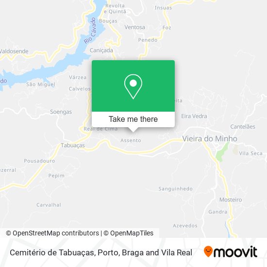 Cemitério de Tabuaças map