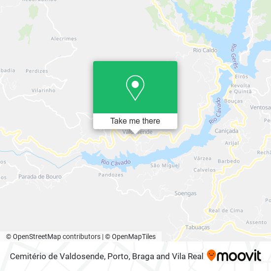 Cemitério de Valdosende map