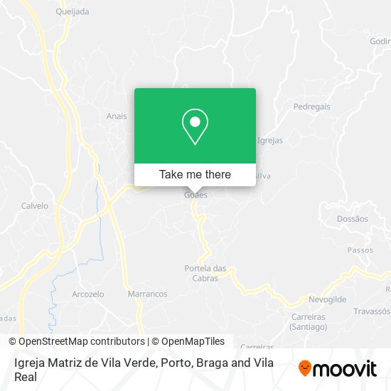 Igreja Matriz de Vila Verde map