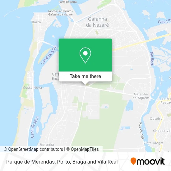 Parque de Merendas map