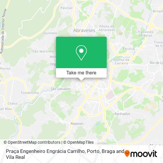 Praça Engenheiro Engrácia Carrilho map