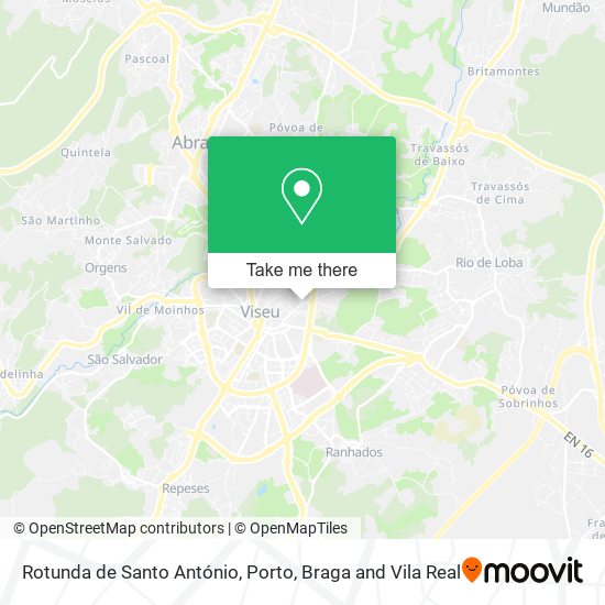 Rotunda de Santo António map