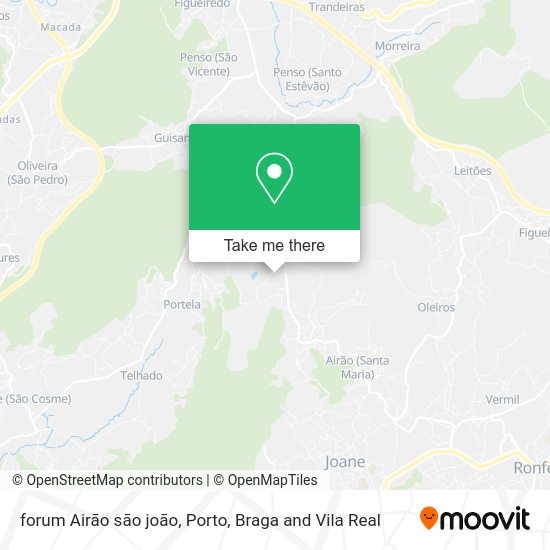 forum Airão são joão map