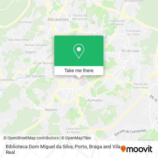 Biblioteca Dom Miguel da Silva map