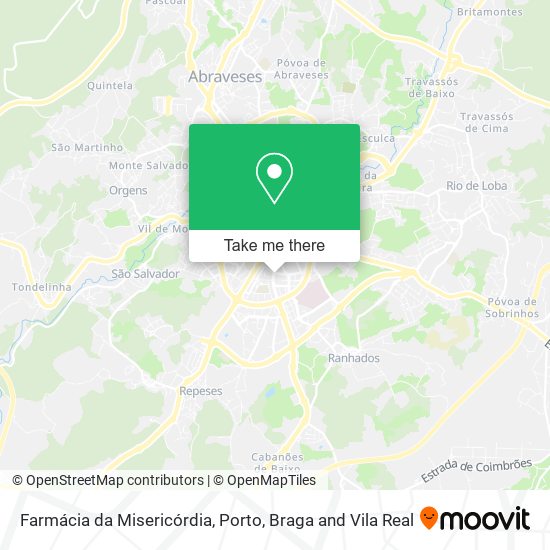 Farmácia da Misericórdia mapa