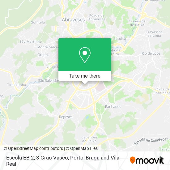 Escola EB 2, 3 Grão Vasco map